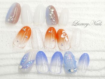 ラグジュアリーネイルズ アカバネ(Luxury Nails Akabane)の写真/【パラジェル導入サロン】リピーター続出★センスも技術もTOPクラス！カラー豊富＆高技術で綺麗な仕上り。