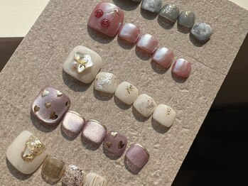 ソロルル ネイル(Sororuru Nail)の写真/【foot/デザインアートコース￥8800人気No.1◎】サンダルの季節、足先から夏をはじめよう♪