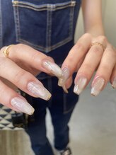 リリ ネイルアンドアイラッシュ(LiRi nail&eyelash)/レース×マグネット