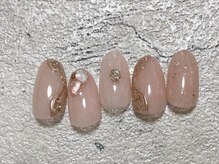 キキネイル 二子玉川(kikinail)/6月定額B 　上品シェルネイル