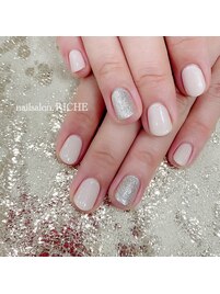 シンプルキラキラワンカラー