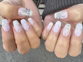 エムエイチネイル(MH_Nail)/リボン/キルティング/韓国