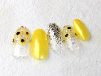 ユースタイル 新宿店(U-style)/ひまわりネイル