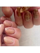 ラテネイル(Latte nail)/asymmetry design