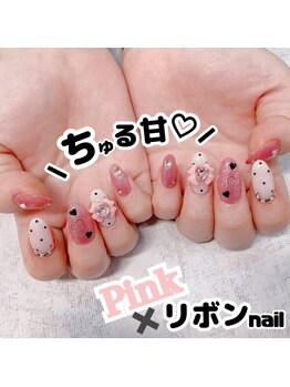バニーアイズ 博多店(Bunny eyes)/王道ガーリーnail♪