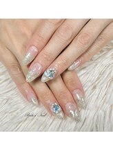 ベイブズ ネイル(Babe’s Nail)/長さ出し×ラメグラ