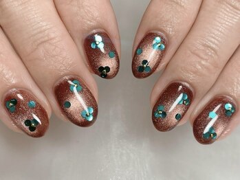 シエル(Le Ciel)の写真/【松代エリア】最旬Trendを意識した大人可愛いネイルデザインが豊富◎マグネット/ミラー/ニュアンス