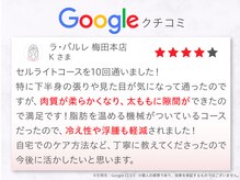 ラ パルレ 梅田本店/全身セルライト