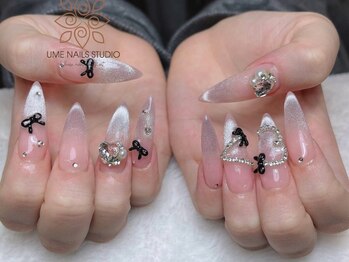 ウメネイルスタジオ(UME NAIL STUDIO)/長さだしやり放題×つけ放題