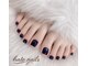 ハトネイルズ 鶴舞(Hato nails)の写真/9月限定 新規フットワンカラー4500円 足元まで美しく上品なフットネイル