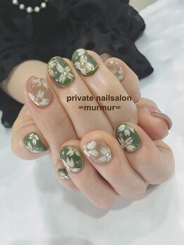 プライベート ネイルサロン マーマ(murmur)/お花ネイル