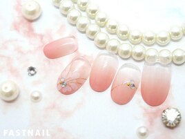 春めく和装グラデネイル¥7700