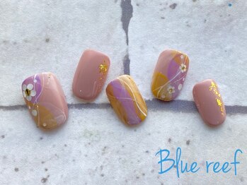 ネイルアンドまつげエクステ ブルーリーフ 四谷三丁目店(Blue Reef)/お正月ネイル