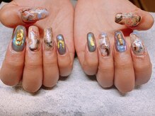 モレリア 心斎橋店(morelia)/ニュアンスミラーネイル