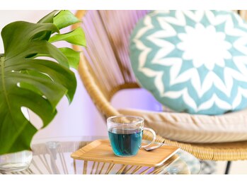 ナチュラル 北谷店(Natural)/バタフライピーティーでひと息♪