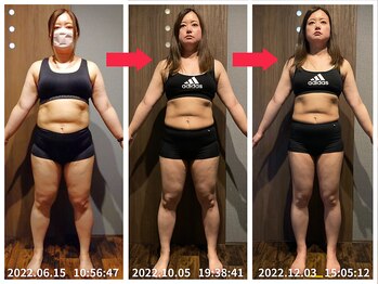 美容整体院元 光の森店/ダイエット6ヵ月 before&after
