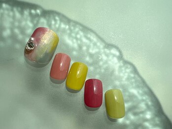 ネイル ドゥ 岡山駅前店(Nail Doux)/フルーティーフットネイル