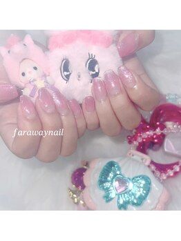 ファラウェイネイル(Faraway nail)/マグネットグラデネイル☆