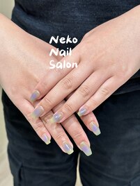 チークネイル　紫　ちゅるん