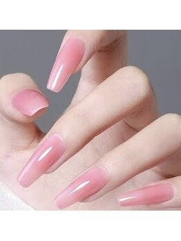 リラネイルサロン/チップ長さ出し+ワンカラー9000