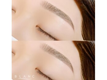 アイラッシュサロン ブラン イオンモール浦和美園店(Blanc)の写真/【リピーター続出!理想の眉に★】骨格分析&WAXで垢抜け好印象♪+おでこWAXでお顔のくすみを改善!眉メイク付