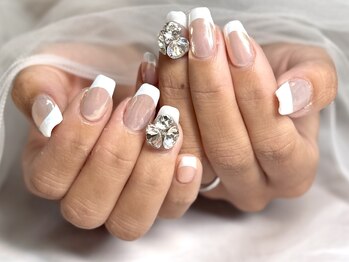 バタフライ 津田沼店(Butterfly)/ワンカラーベースフレンチ♪