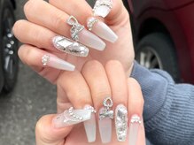 デザイン持ち込みOK長さ出し＋パーツアート120分つけ放題14900円