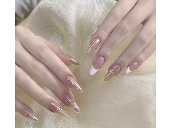 Sara Nail Salon池袋【サラ】長さだし/パラジェル/マグネット/ワンカラー/付け放題/ミラー&フレンチネイル