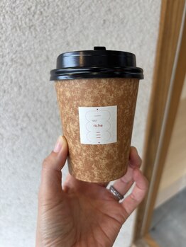 リッシュ(riche)/お持ち帰りドリンクお渡します♪