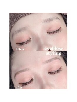 モイストアイズ 梅田店(moist eyes)/カット+間引き+眉毛WAX