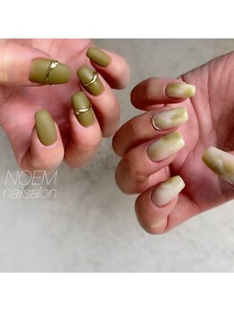 ノエム ネイルサロン(NOEM)/もやもやアシメネイル