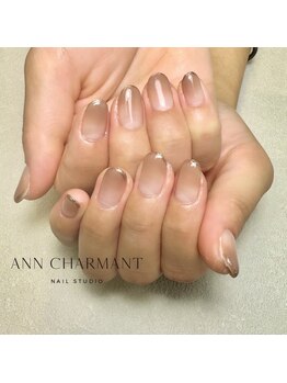 アンシャルマンネイルスタジオ(Ann charmant nail studio)/美爪グラデーション¥6,800