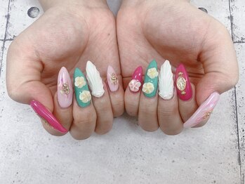 ネイル ビューティーマジック 葛西本店/プルメリアネイル