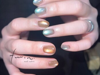 ツイン(twin.)/マグネットネイル×オプ有