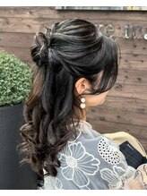 アトリエはるか エキュートエディション御茶ノ水店/女子力UPのハーフアップで♪