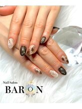 バロン 本厚木店(BARON)/ブラウンアートネイル