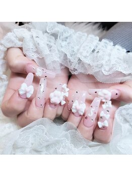 ベティネイル アイラッシュ(Betty Nail)/肉球リボンネイル スカルプ