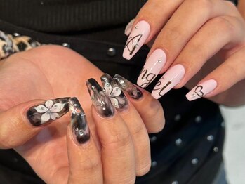 シェリーラメール 池袋店(cherie la mer)/筆記体ネイル