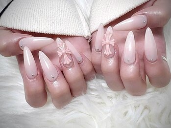 クロムネイル　ピンク