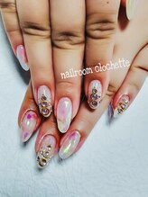 ネイルルーム クロシェット(nail room clochette)/フィルムでキラキラ