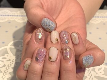 レミア 関内(REMIA)/8月　マーメイドネイル☆