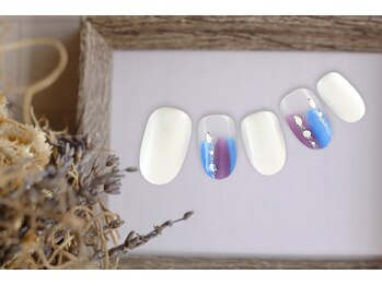 ファストネイル 阪急大井町ガーデン店(FASTNAIL)/夏ネイル ブルー 【11336】
