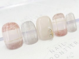 モヘアチェックネイル8980円～