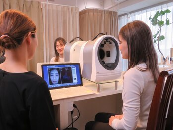 カレラ(Carrera)/【フェイシャル】肌診断機で分析