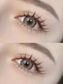 ネイル シャンブル(nail CHAMBRE)の写真/【プレミアムセーブルエクステ◎1Hつけ放題 初回￥3980】すっぴんでも可愛く“自然に盛れる”仕上がり＊