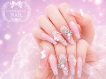 シンデレラネイル(CINDERELLA NAIL)/【チップ長さ出しネイル】