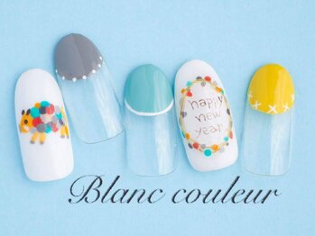 ブランクルール 京都四条烏丸(Blanc Couleur)/２０１９お正月ネイル