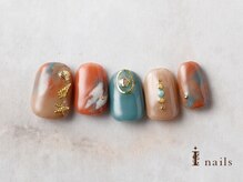 アイネイルズ 横浜EAST店(I-nails)/スモーキー大人ニュアンスネイル