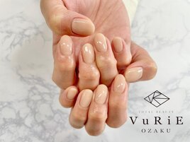 クリアベージュネイル