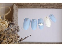 ファストネイル キラリナ京王吉祥寺店(FAST NAIL)/夏ネイル　大理石　【11274】